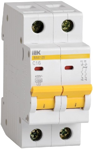 Автоматические выключатели iek 47 2р от 10а до 63а. Цена от ИП Фатыков Д.А.