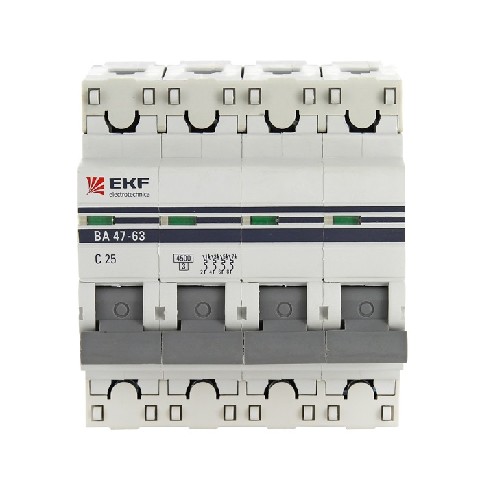 Автоматические выключатели ekf 47 3р от 10а до 63а. Цена от ИП Фатыков Д.А.